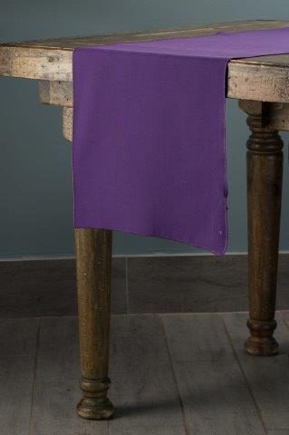 Classic Solid Purple table runner